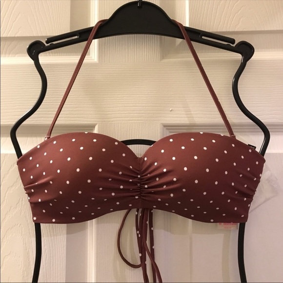 🔥WHOLESALE LOT🔥10 for 💲60🔥 Top only 💖VS PINK Bikini Removable Strap Bandeau - Picture 1 of 2